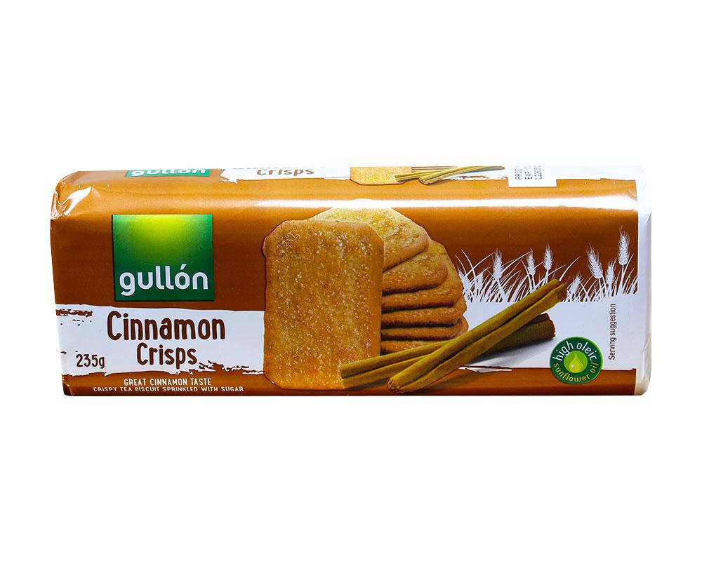 

Печенье хрустящее с корицей GULLON Cinnamon crisps, 235 г