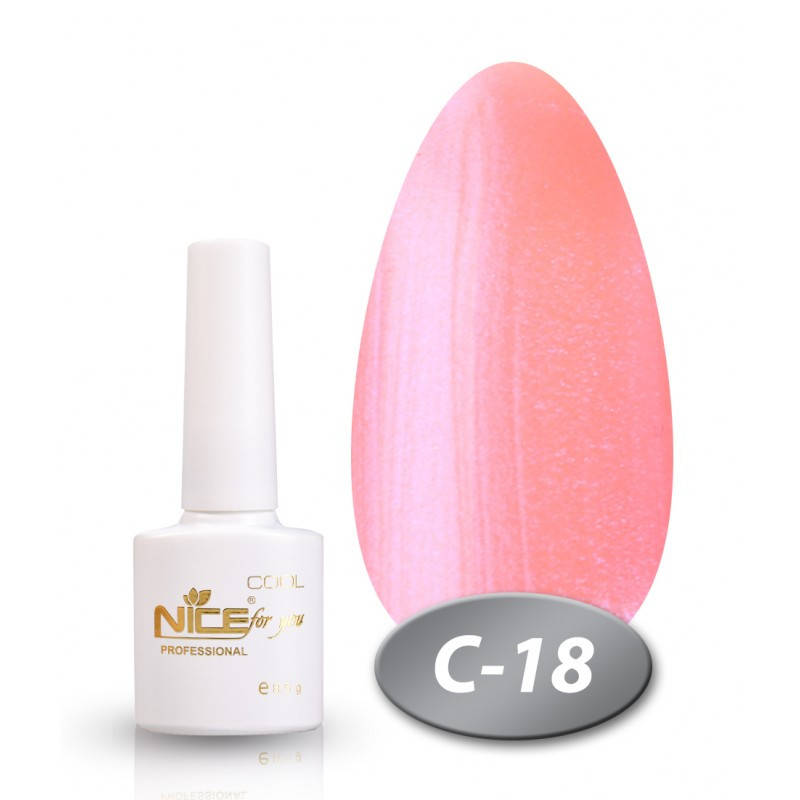 

Гель-лак Nice for you Cool C-18 розовый зефир 8,5 мл