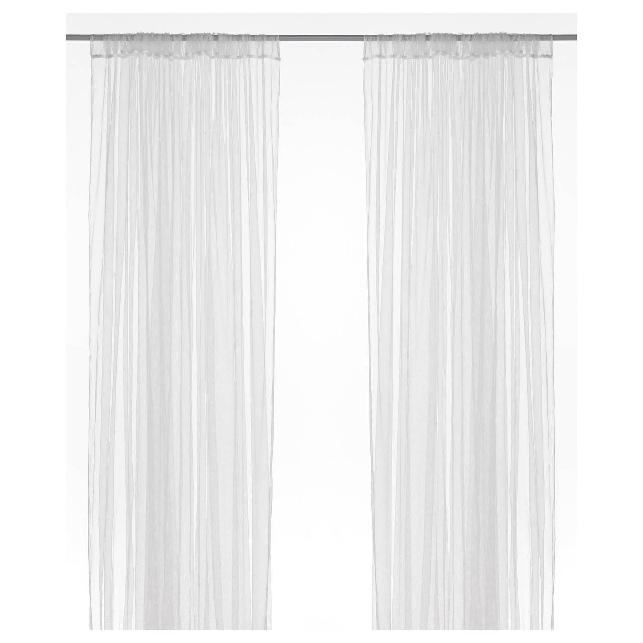 

Гардины IKEA LILL 2 шт 280x300 см белый 100.702.62