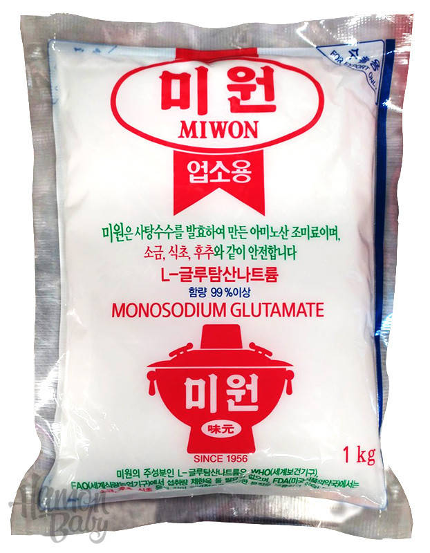 

Глутамат натрия (усилитель вкуса), 1 кг, ТМ Miwon, Южная Корея