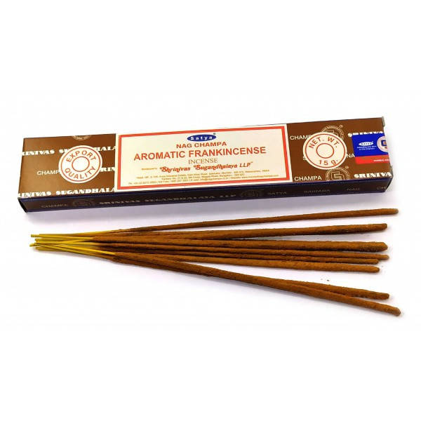 

Натуральные пыльцевые благовония Aromatic Frankincense (Ладан) от Satya 15 г