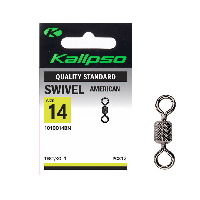 

Вертлюг Kalipso Swivel American 101014BN №14 12шт