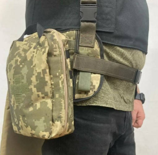 

Розвантажувальна система РПС, MOLLE System з підсумками( аптечка, сумка скидання, каремат), хакі