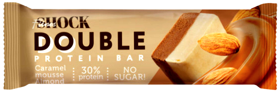 

Протеиновый батончик неглазированный FitnesSHOCK "Карамельный Мусс с Миндалем" (40 грамм)