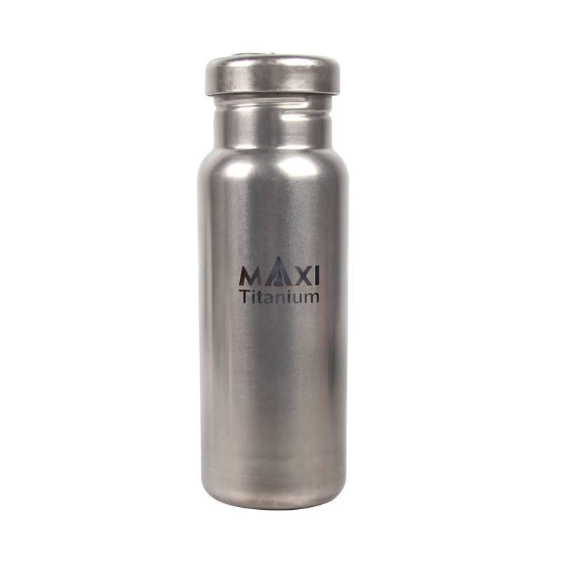 

Титановая бутылка Maxi 800 мл.с чехлом. Туристическая фляга из титана. Туристична бутилка з титану Toaks
