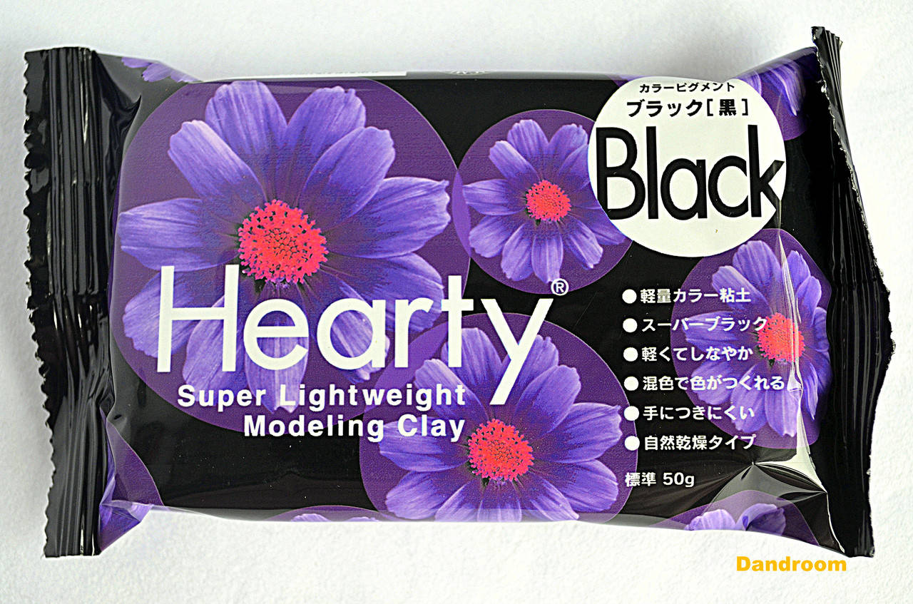 

Пластика самозатвердевающая Hearty, Черная, 50 г, Padico, Черный