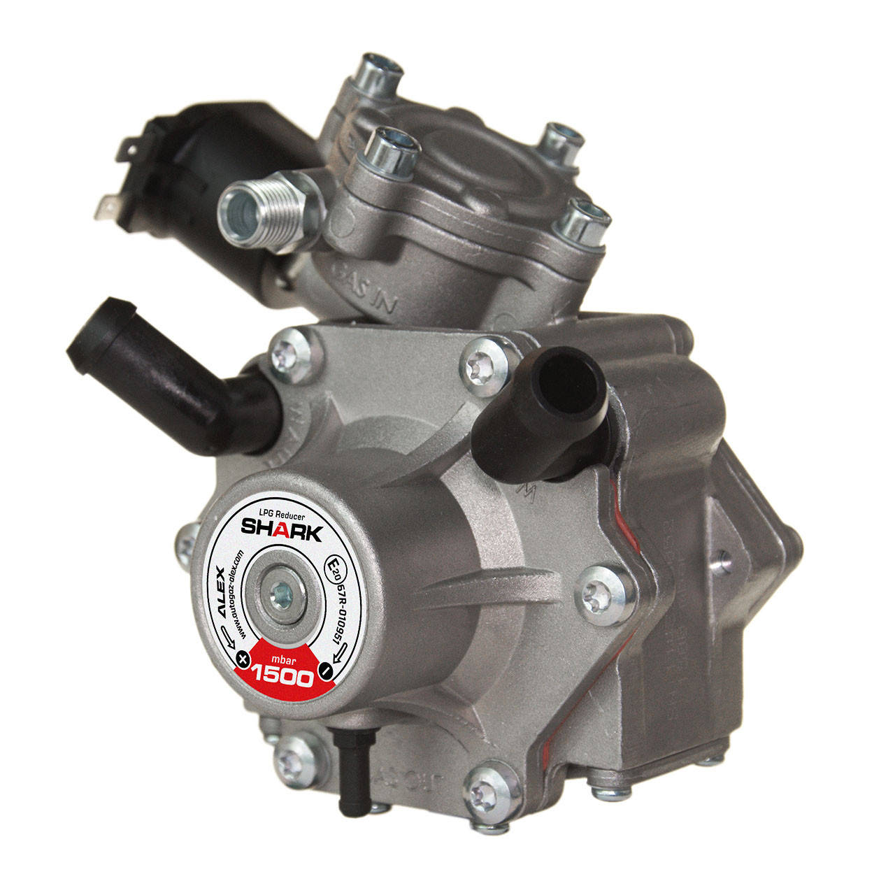 

Газовый редуктор SHARK 1500 mbar 150 kW; 200 л.с. c ЭМК