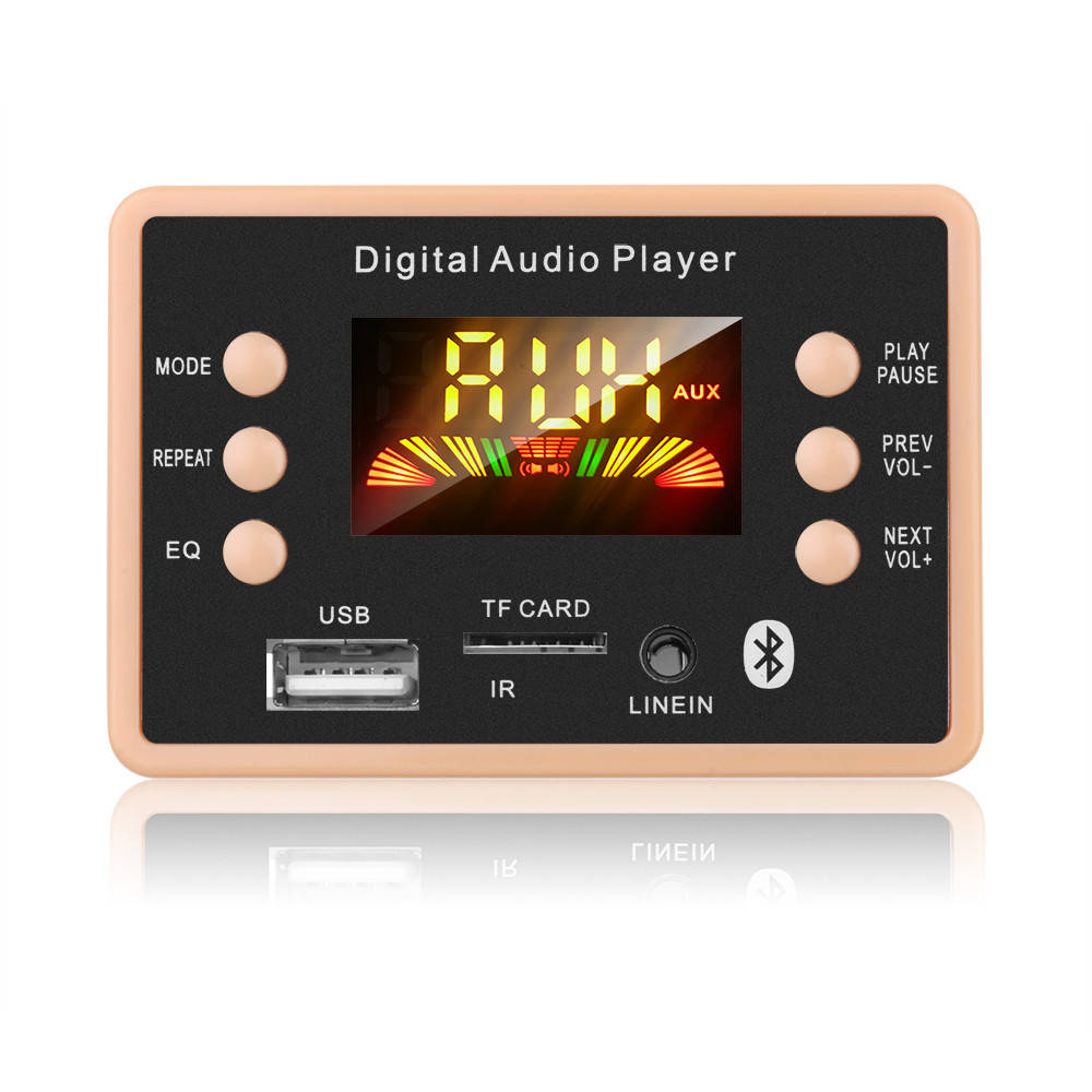 

Плата-модуль MP3 декодера Встраиваемый плеер USB/SD/FM/Bluetooth, модуль с пультом