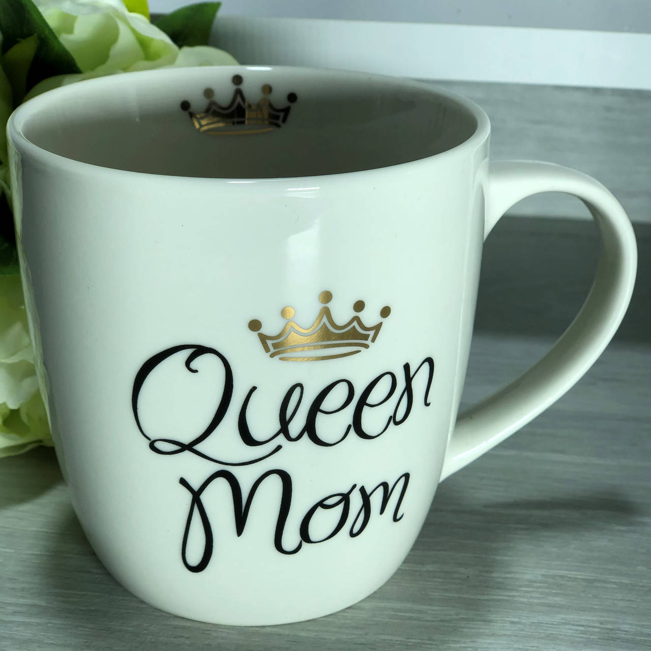 

Кружка Фарфоровая "Queen Mom" 520мл (577-524M), Белый