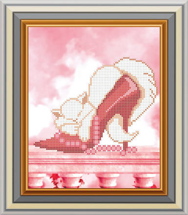 

Схема для вишивки бісером В туфельці Арт. СД-150