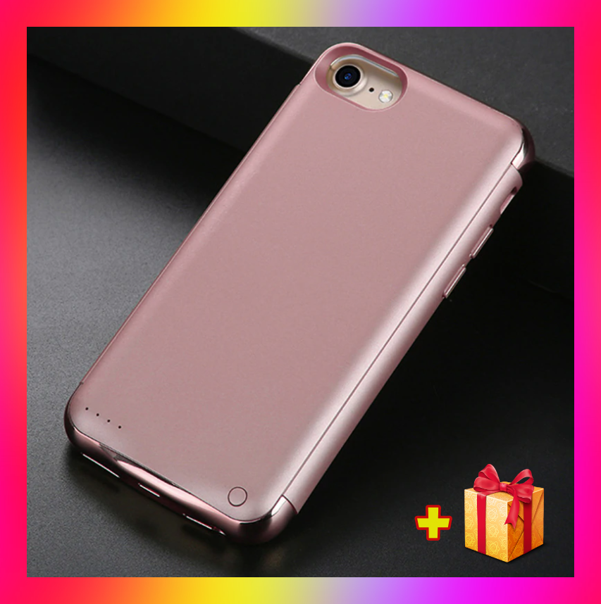 

Портативная батарея DT-04 для iPhone 6+/7+/8+ 4000 мАч Чехол зарядка аккумулятор для айфона розовый + ПОДАРОК