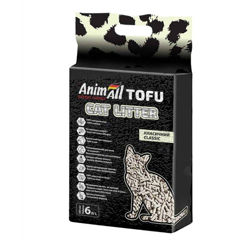 

AnimAll Енімал Тоффу классик наповнювач Соєвий комкующийся 2,6 кг (6л)