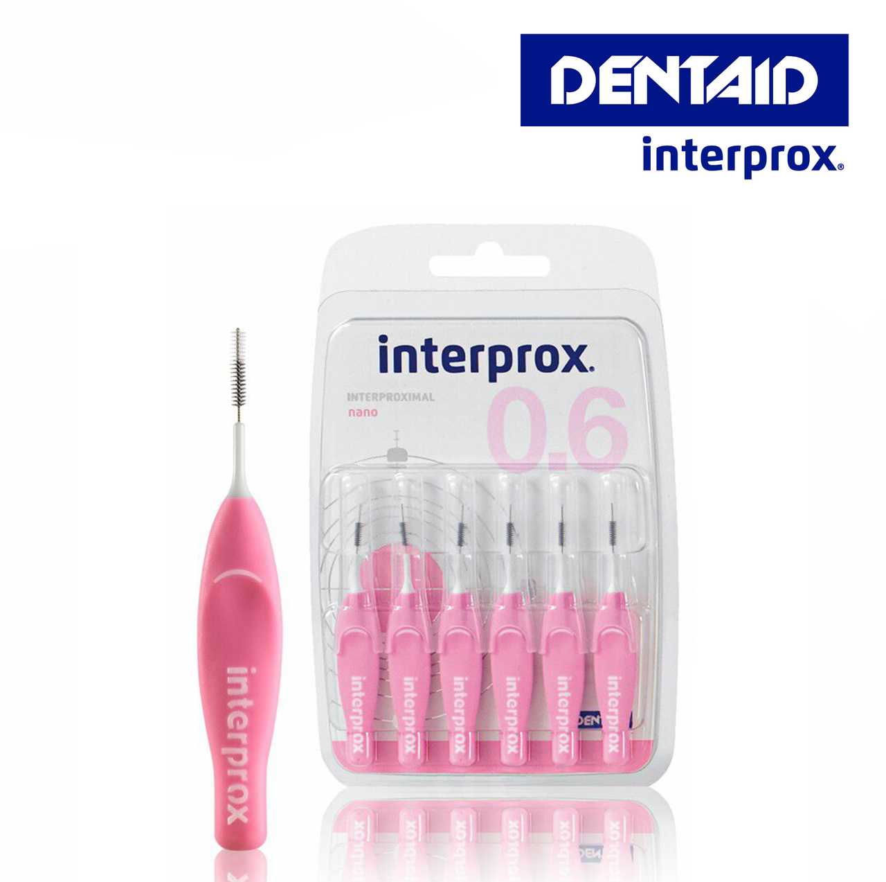 

Щетка межзубная INTERPROX 4G NANO, 0.6 мм, 6 шт., Черный