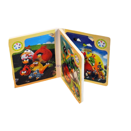 

Деревянная книга-пазл Angry Birds 5302
