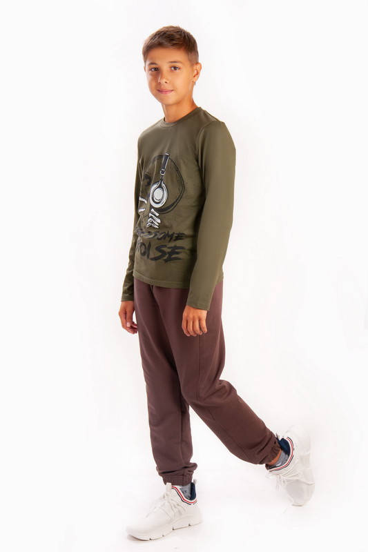 

Спортивные штаны для мальчика темно-коричневый, 158