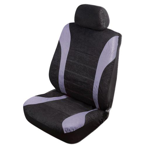 

Универсальные авто чехлы тканевые Vitol Velur Gy на передние сиденья