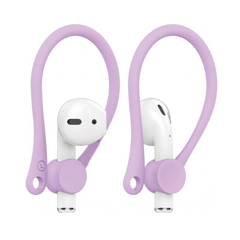 

Держатели для наушников AirPods, с защитой от потери и падения Фиолетовый, Белый