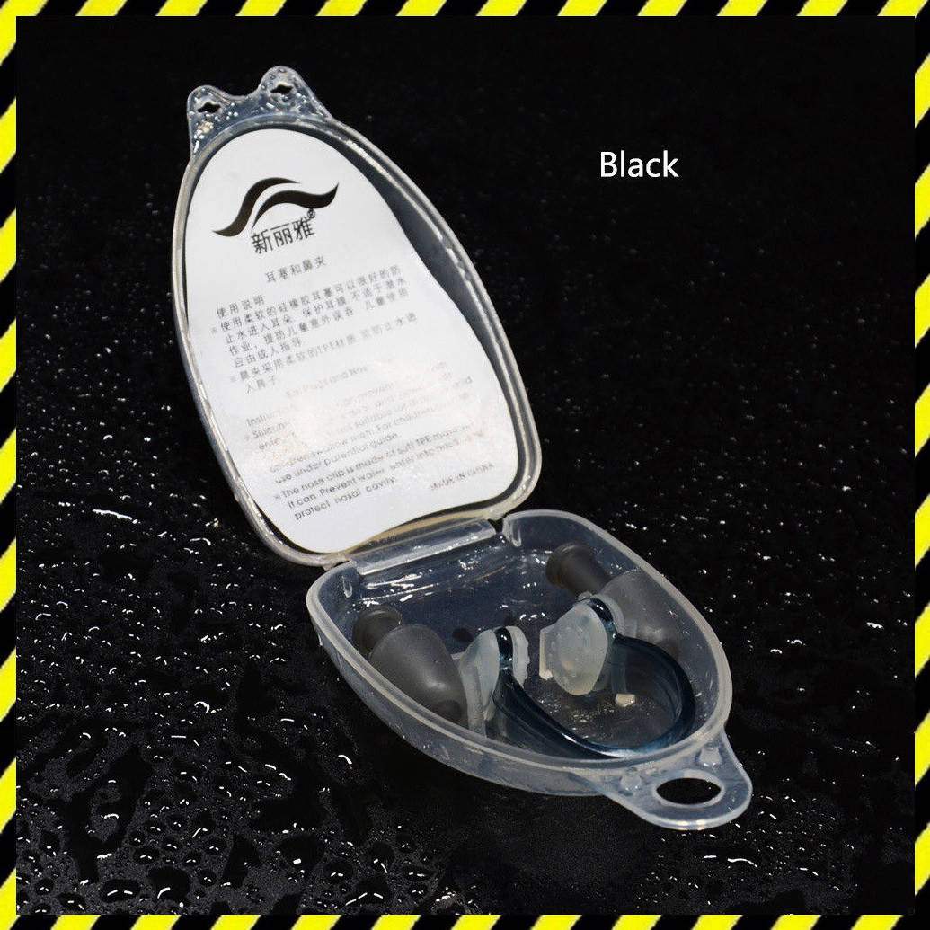 

Беруши для плавания Silenta Razor с клипсой, dark grey (сверхмягкие)