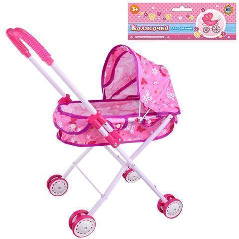 

Коляска M 0354 жел , двойные колеса54-46-26 см