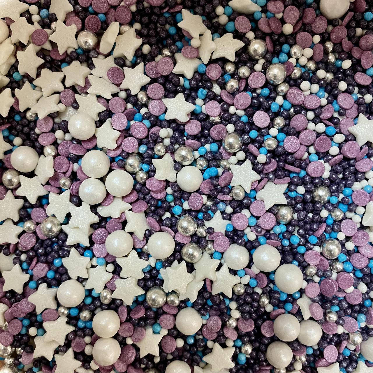 

Посыпка сахарная "Звездный коктейль" с перламутром (100г)