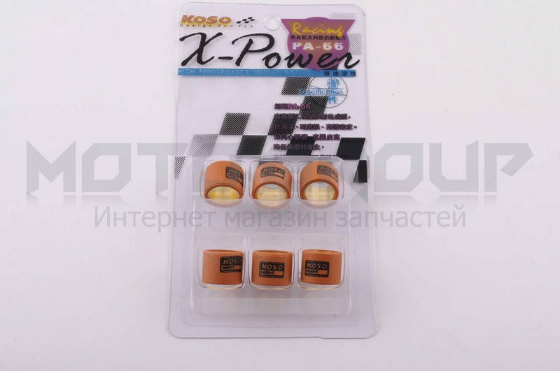 

Ролики вариатора Suzuki 17*12 5,0г (Тайвань) "KOSO"