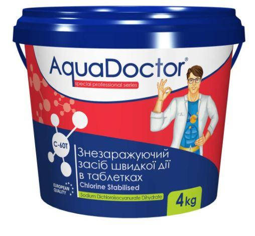 

Дезинфектант на основе хлора быстрого действия 1 кг AquaDoctor C-60T