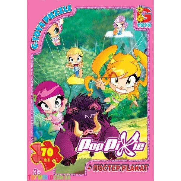 

Пазли ТМ "G-Toys" із серії "PopPixie" (ПопПіксики), 70 елементів