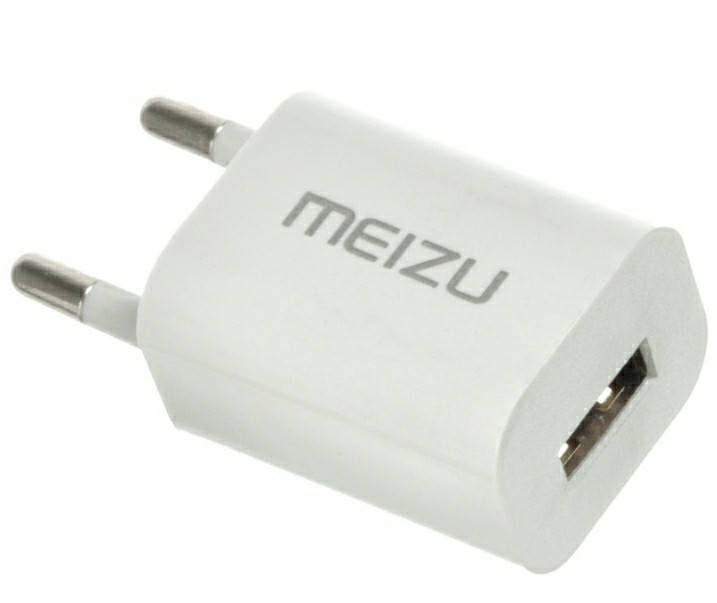 

Зарядный блок питания USB Meizu ZH-GF637 5 Вольт 1 Ампер Белый