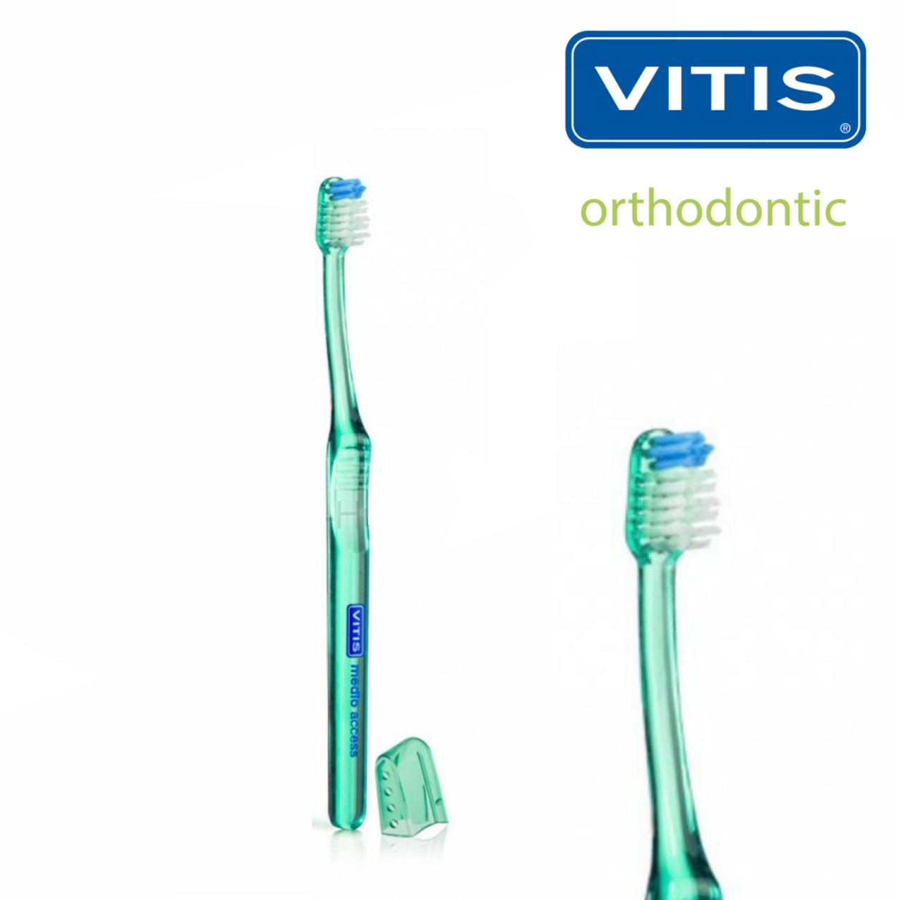 

Зубная щетка VITIS ORTHODONTIC ACCESS CAMPAIGN, ортодонтическая