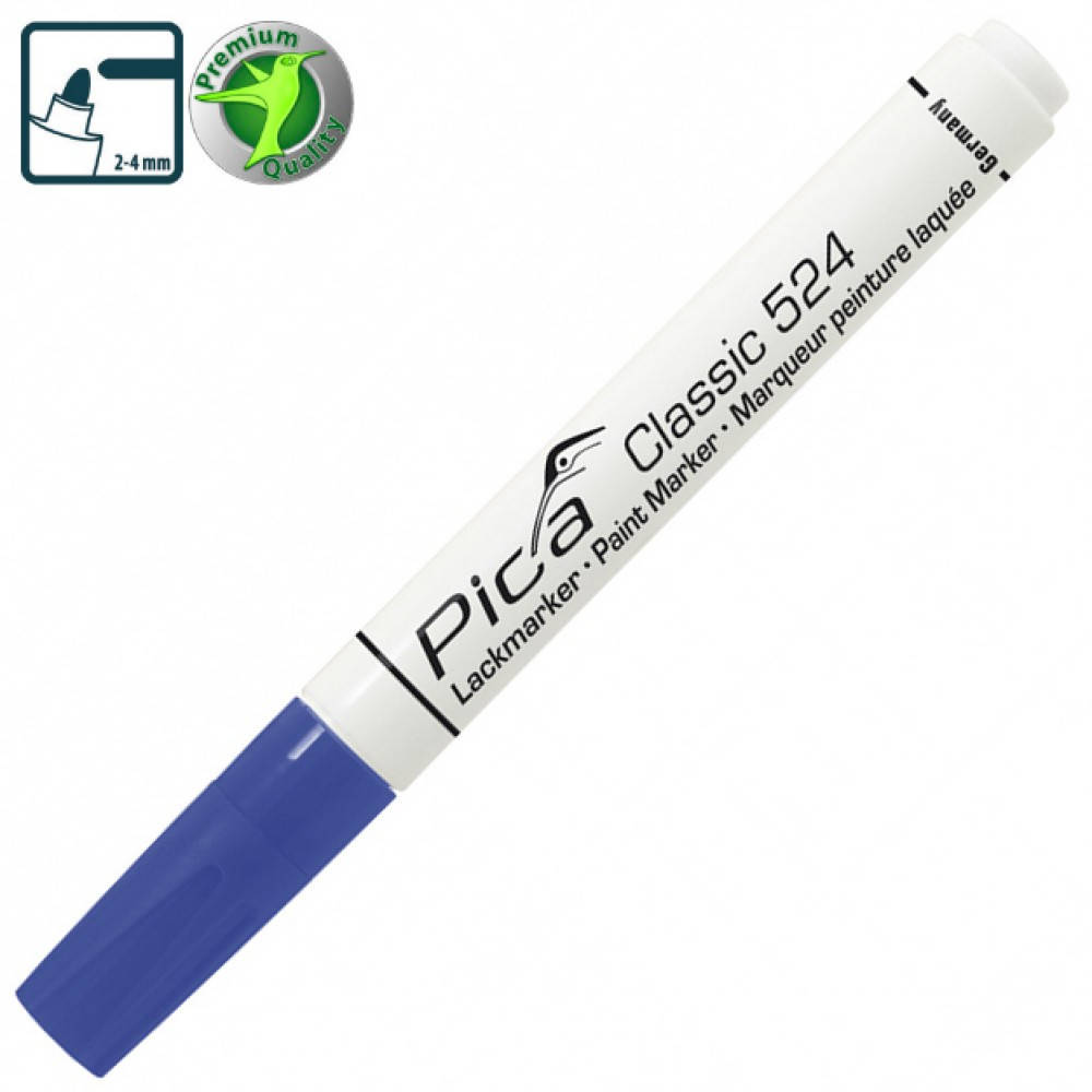 

Жидкий промышленный маркер Pica Classic 524/41 Industry Paint Marker синий