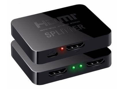 

HDMI сплиттер 4K 2 порта активный из 1->2 хдми разветвитель Splitter
