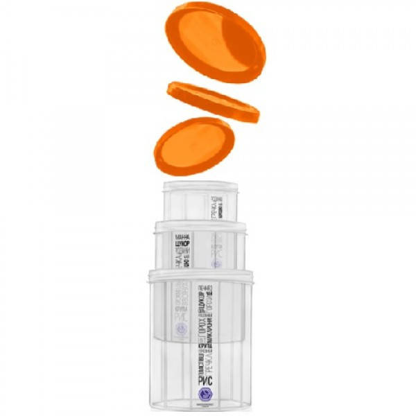 

Набор контейнеров пищевых Stenson NP-99о 6 предметов, Оранжевый