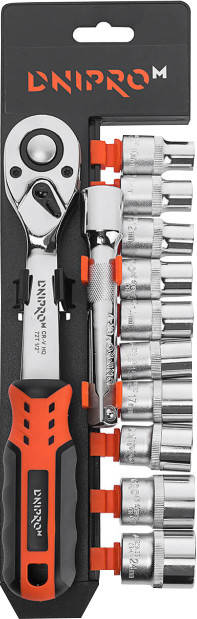 

Набор торцевых головок Dnipro-M Ultra 1/2" 12 шт