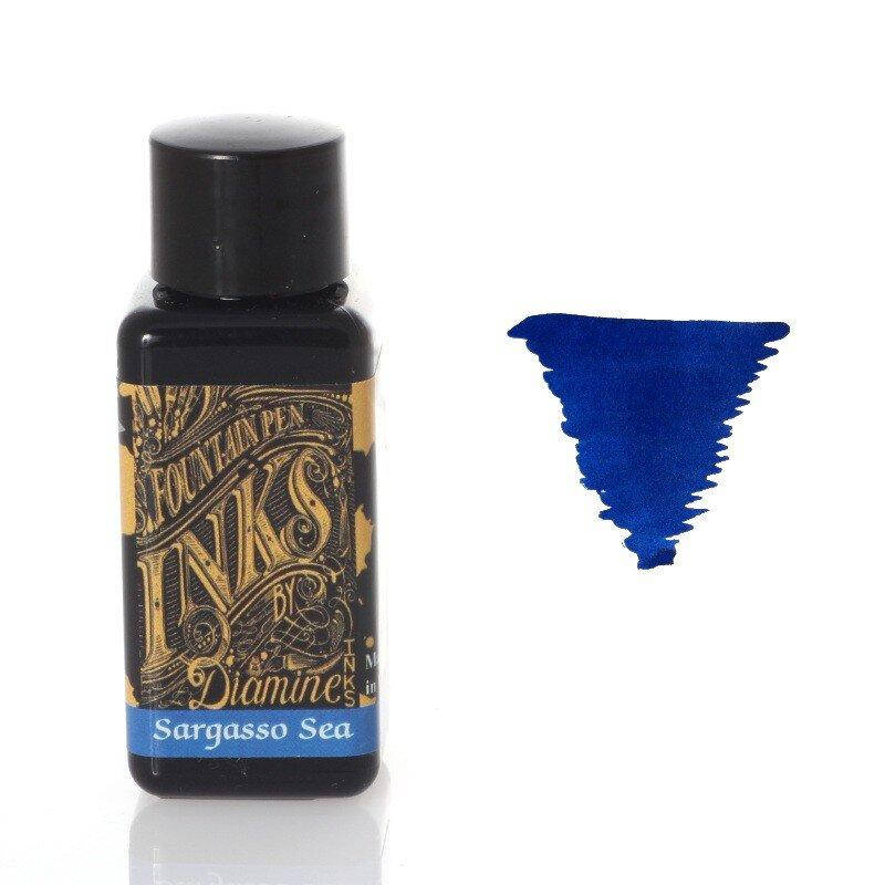 

Diamine Ink 30 - Чернила для перьевой ручки 30мл (Sargasso Sea), Синий