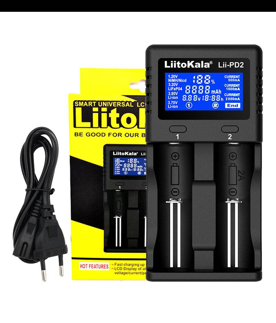 

LiitoKala Lii-PD2 Зарядное устройство для 18650, 26650, AA, AAA и др. Оригинал!