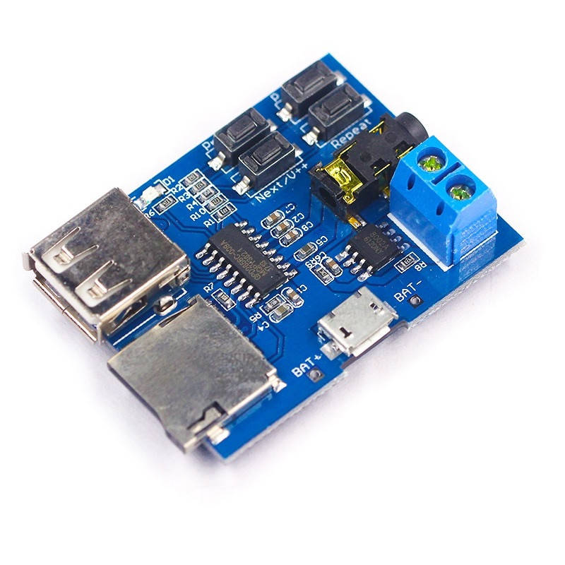 

USB MicroSD TF MP3 декодер, проигрыватель 3.7-5.5В