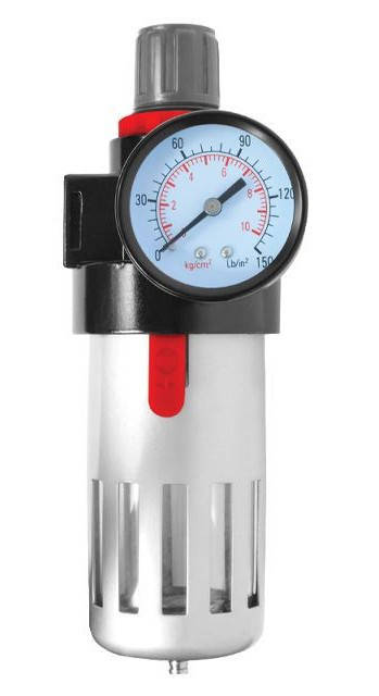 

Фильтр очистки воздуха + редуктор в металле 1/2" Intertool PT-1410