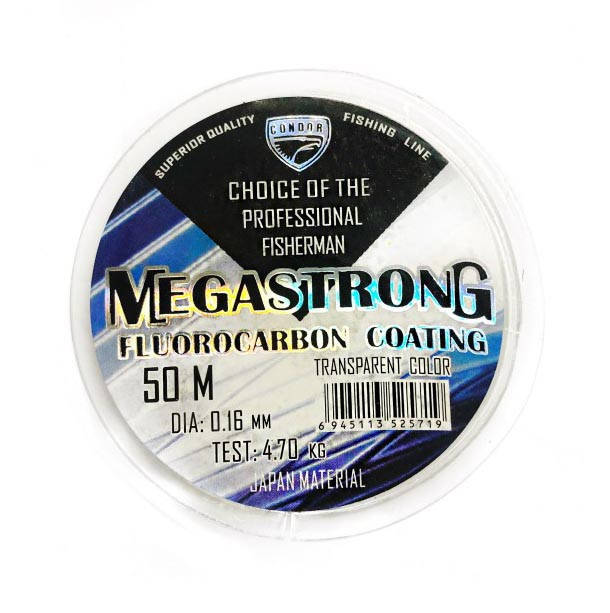 

Леска Флюрокарбон Megastrong 50m 0.10mm 1.85кг