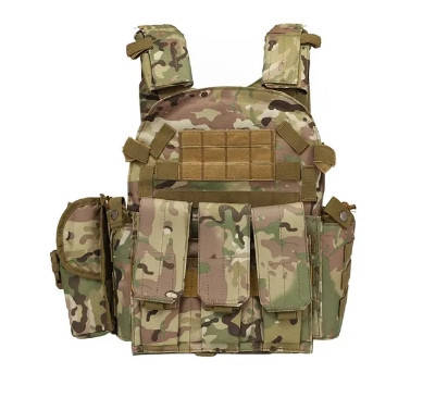 

Плитоноска с подсумками тактическая военная бронежилет Plate Carrier Multicam(TopShop)