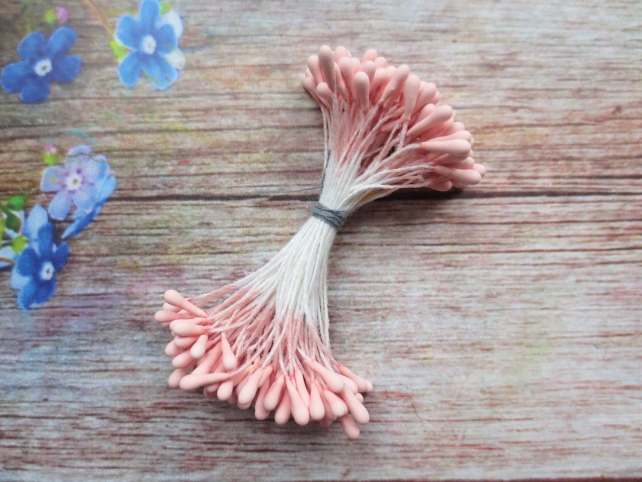 

Тычинки мелкие, матовые, цвет ПЕРСИКОВЫЙ, 100 нитей, 200 головок