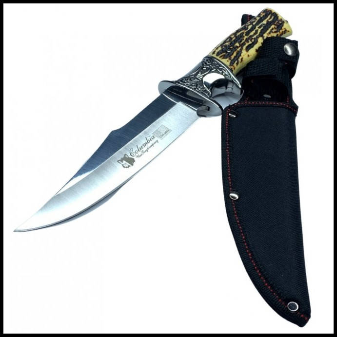 

Нож Охотничий Туристический Армейский Тактический Columbia SF-2-652, Серебристый