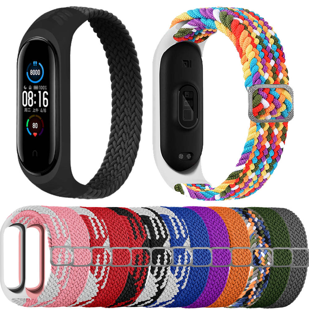 

Плетеный ремешок для Mi Band 5/6 solo loop