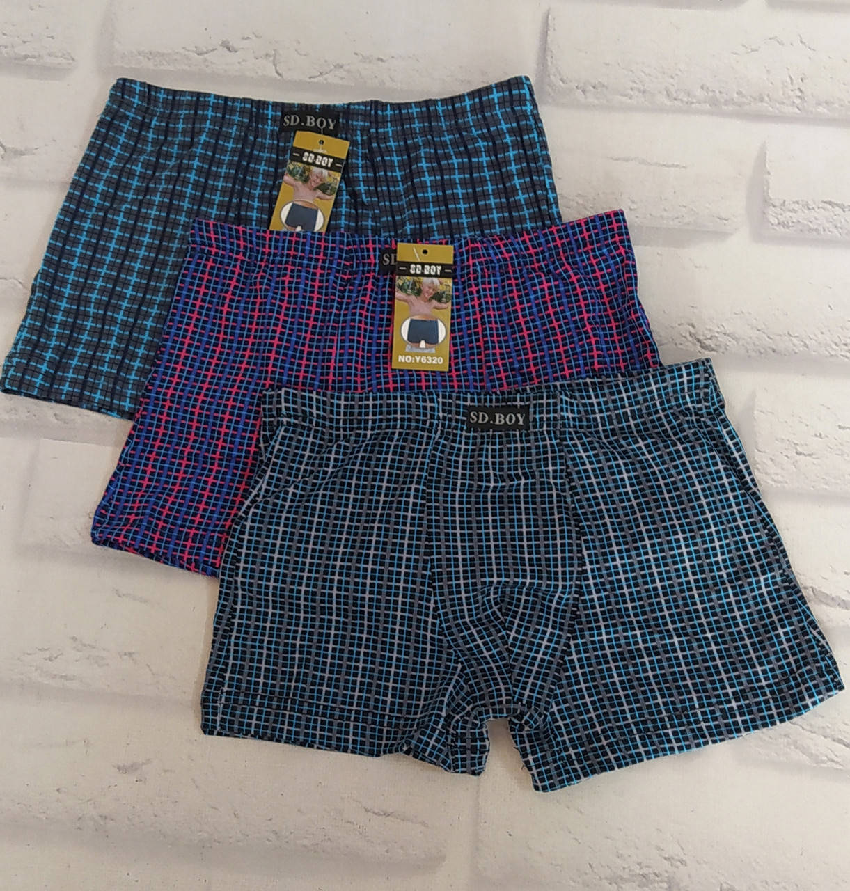 

Детские трусы на 6-8 лет для мальчика SD-BOY Y6320, Разные цвета