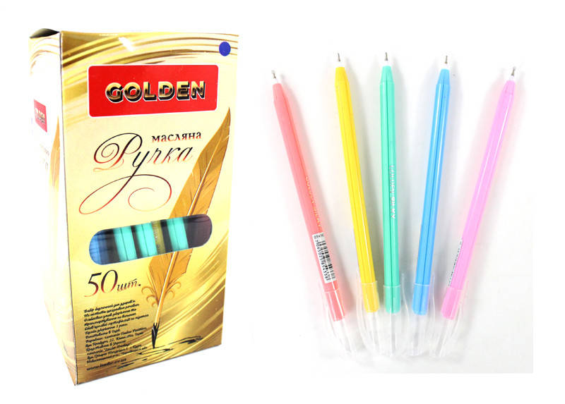 

Ручка маслянная синяя Golden