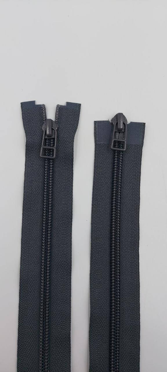 

Молния спираль, YKK, темно серый , 2 бегунка, тип 5, 75 см