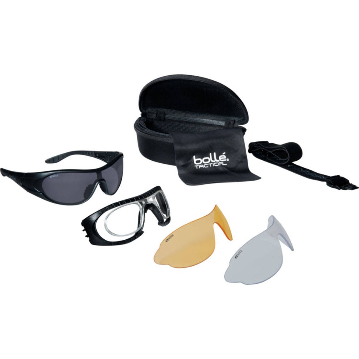 

Оригінальні тактичні окуляри Bolle Raider Kit Black (RAIDERKIT)