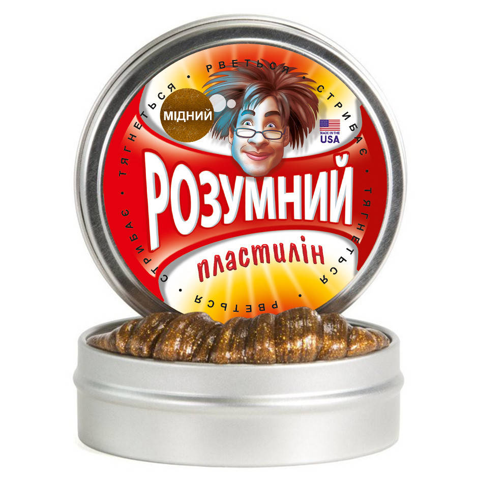 

Умный пластилин Thinking Putty Медный (ti22003)