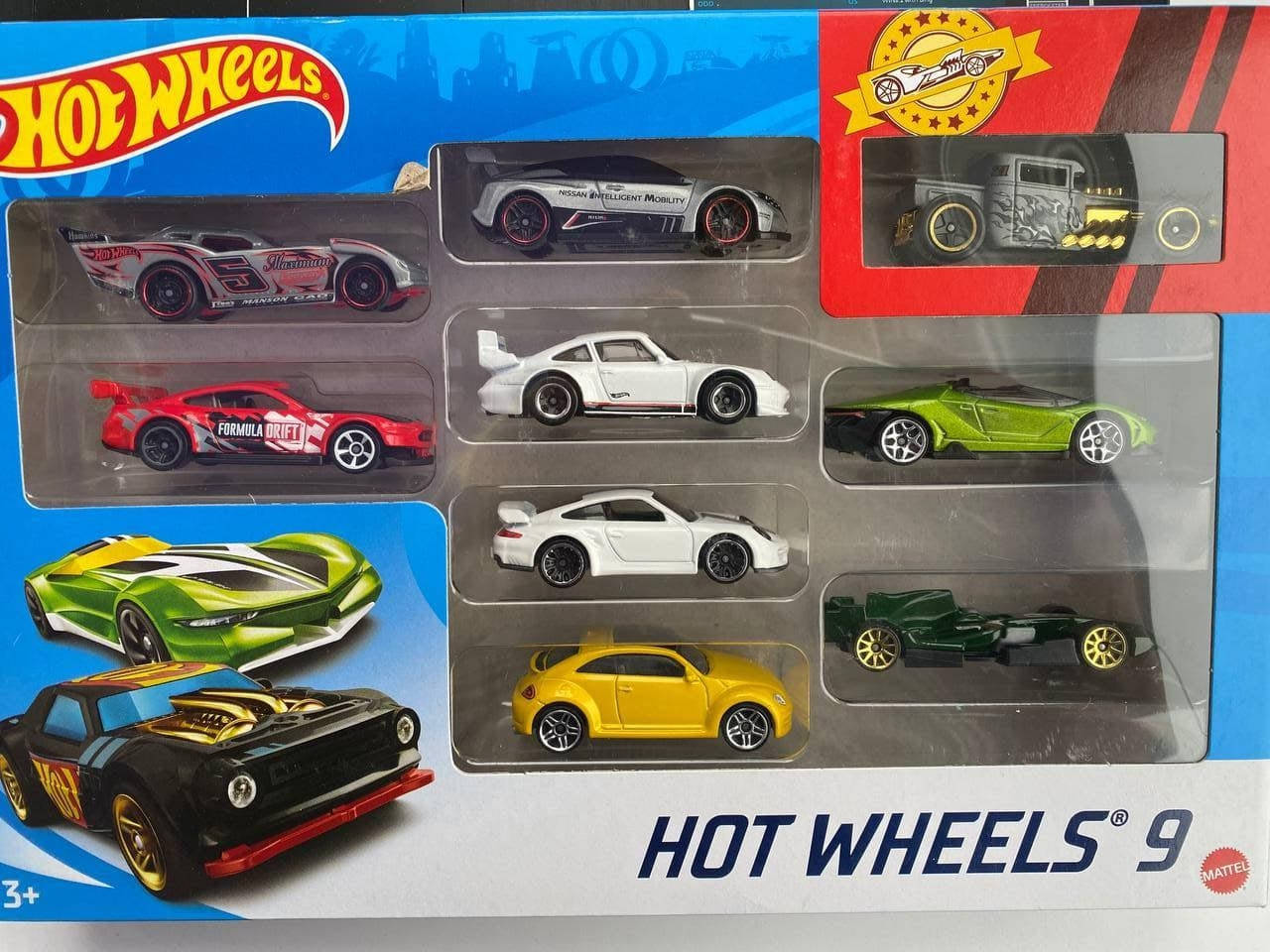 

Набор машинок Хот Вилс 9 шт Hot Wheels 9-Car Gift Pack