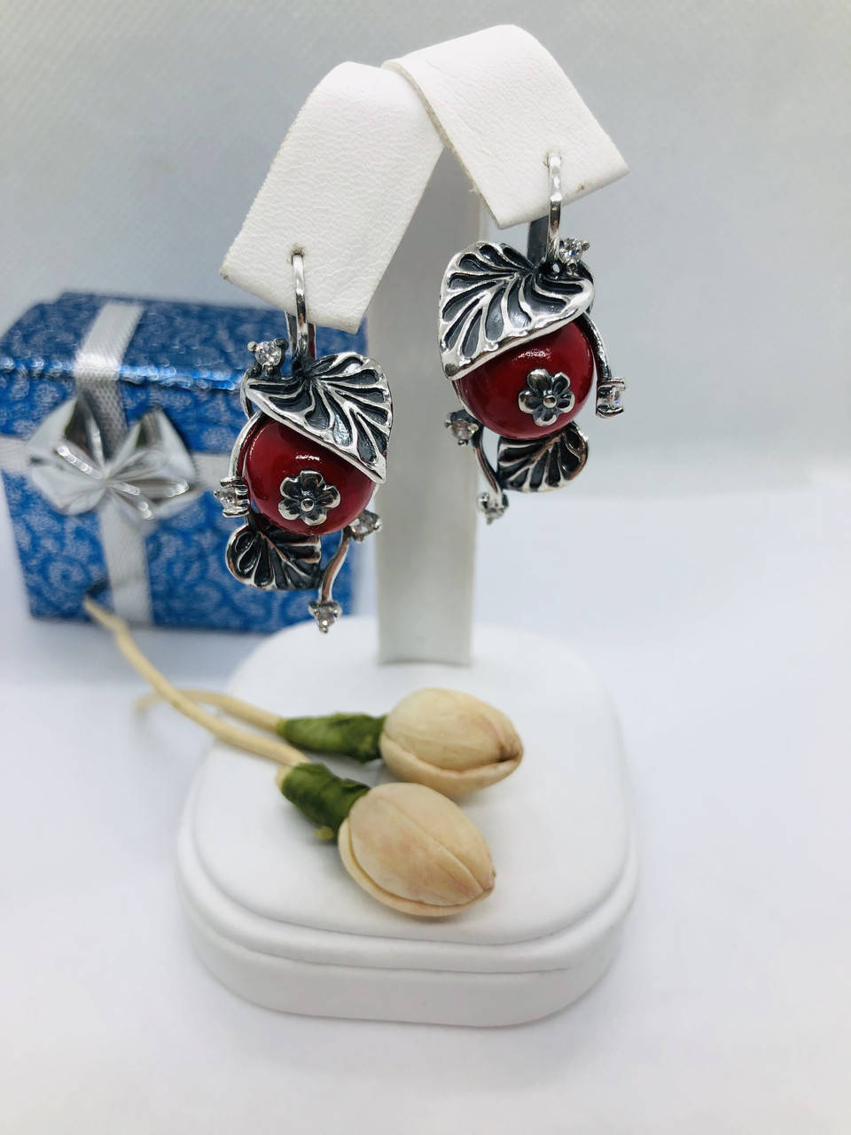 

Серебряные серьги Варус