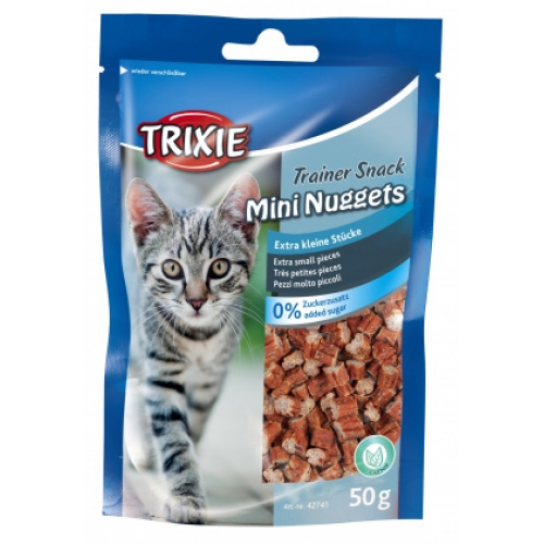 

Лакомство для кота Mini Nuggets с тунцом и курицей 50г, Trixie TX-42741